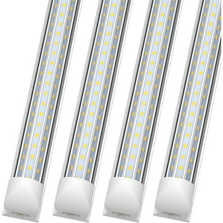 T8 4ft LED Shop Light Fixtures Linkable D Shape 60W 6000K White 4-Pack
T8 4ft LED Shop Light Fixtures Linkable D Shape 60W 6000K White 4-Pack