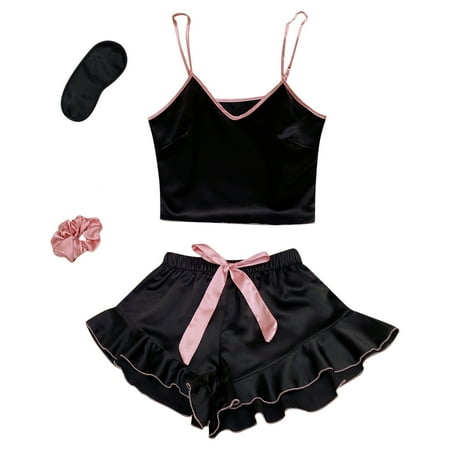 Women s Sexy Silk Pajama Set Lace Trim Cami Top and Shorts V Neck Satin Nightwear Sleepwear 2 Piece Pjs Lounge Sets
Women s Sexy Silk Pajama Set Lace Trim Cami Top and Shorts V Neck Satin Nightwear Sleepwear 2 Piece Pjs Lounge Sets