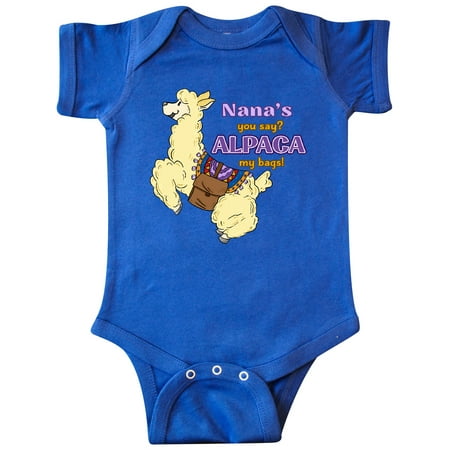 Inktastic Cute Jumping Alpaca Nana s You Say ALPACA my Bags Gift Baby Boy or Baby Girl Bodysuit
Inktastic Cute Jumping Alpaca Nana s You Say ALPACA my Bags Gift Baby Boy or Baby Girl Bodysuit