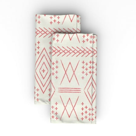 Linen Cotton Canvas Dinner Napkins (Set of 2) - Scale Vintage Moroccan Red Boho Arrows Trendy Modern Print Cloth Dinner Napkins by Spoonflower
Linen Cotton Canvas Dinner Napkins (Set of 2) - Scale Vintage Moroccan Red Boho Arrows Trendy Modern Print Cloth Dinner Napkins by Spoonflower
