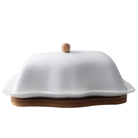HEMOTON 1Pc Unique Butter Plate with Lid Creative Ceramics Dish Chic Household Tableware for Home Hotel(White)
HEMOTON 1Pc Unique Butter Plate with Lid Creative Ceramics Dish Chic Household Tableware for Home Hotel(White)