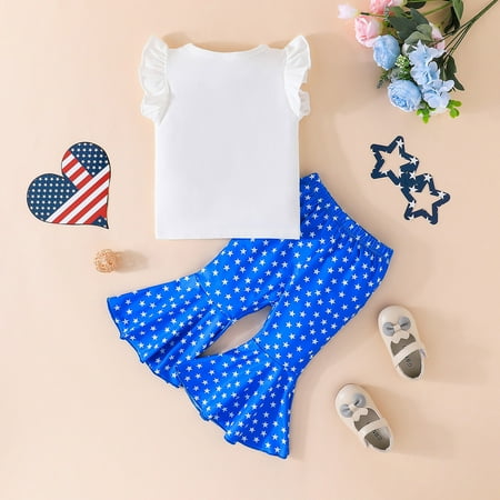 eczipvz Toddler Kids Girls 4th of July Solid Sleeveless Independence Day Ribbed Strap Vest T Shirt Tops Pants 2pcs Outfits Set Blue
eczipvz Toddler Kids Girls 4th of July Solid Sleeveless Independence Day Ribbed Strap Vest T Shirt Tops Pants 2pcs Outfits Set Blue