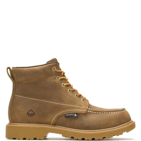Wolverine Floorhand Moc Toe 6” Work Boot Men Tan