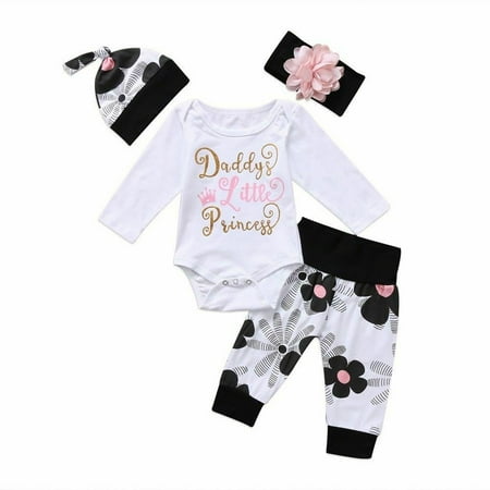 Cathery 4PCS Newborn Infant Baby Girls Clothes Playsuit Romper Pants Bodysuit Outfit Set
Cathery 4PCS Newborn Infant Baby Girls Clothes Playsuit Romper Pants Bodysuit Outfit Set