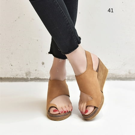 Women Wedges Sandals Open Toe Thick Sole Wear-resistant Anti-slip Shoes for Summer Wedges Open Toe Thick Sole Wear-resistant Anti-slip Women Summer Casual Accessories Comfortable Elegant Sandals 41
Women Wedges Sandals Open Toe Thick Sole Wear-resistant Anti-slip Shoes for Summer Wedges Open Toe Thick Sole Wear-resistant Anti-slip Women Summer Casual Accessories Comfortable Elegant Sandals 41