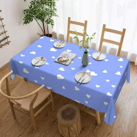 Rectangular Tablecloths 54x72in- Stain Resistant Wrinkle Resistant Washable Tablecloth Decorative Fabric Tablecloth for Tables Buffet Parties & Camping Purple Heart Pattern
Rectangular Tablecloths 54x72in- Stain Resistant Wrinkle Resistant Washable Tablecloth Decorative Fabric Tablecloth for Tables Buffet Parties & Camping Purple Heart Pattern