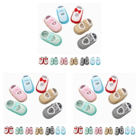3pcs 1 Pair Newborn Indoor Shoes Infant First Walk Tollder Shoes Baby Prewalker Floor Socks Anti Slip Soft Sole Sock
3pcs 1 Pair Newborn Indoor Shoes Infant First Walk Tollder Shoes Baby Prewalker Floor Socks Anti Slip Soft Sole Sock