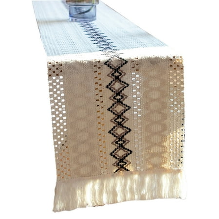 Mosey Table Runner with Tassels Hollow Design Protective Table Cloth for Dining Table Farmhouse Decoration
Mosey Table Runner with Tassels Hollow Design Protective Table Cloth for Dining Table Farmhouse Decoration