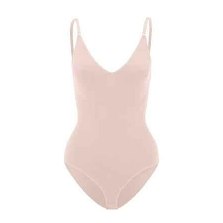 Cathalem Large Waist Trainer for Women Shapewear Bodysuit Thong For Women Thong Body Shaper Workout Vest for Women plus Size Underwear Beige X-Large 
Cathalem Large Waist Trainer for Women Shapewear Bodysuit Thong For Women Thong Body Shaper Workout Vest for Women plus Size Underwear Beige X-Large