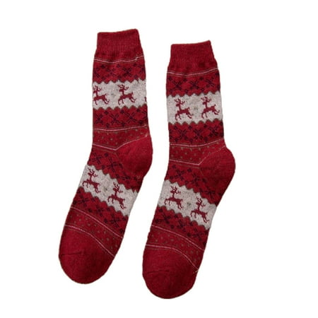 Women Winter Faux Wool Crew Socks Cartoon Christmas Elk Reindeer Striped Patterns Colorful Soft Cozy Warm Hosiery Stockings Holiday Xmas Gifts
Women Winter Faux Wool Crew Socks Cartoon Christmas Elk Reindeer Striped Patterns Colorful Soft Cozy Warm Hosiery Stockings Holiday Xmas Gifts