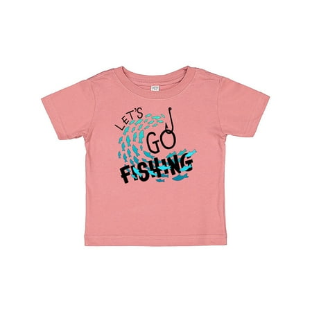 Inktastic Let s Go Fishing Gift Baby Boy or Baby Girl T-Shirt
