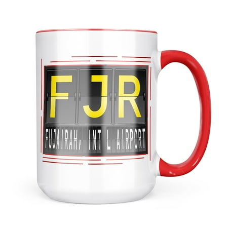 Neonblond FJR Airport Code for Fujairah Int l Airport Mug gift for Coffee Tea lovers
Neonblond FJR Airport Code for Fujairah Int l Airport Mug gift for Coffee Tea lovers