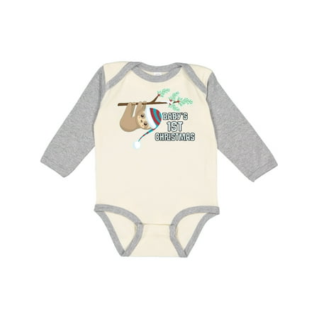 Inktastic Babys 1st Christmas Sloth Gift Baby Boy or Baby Girl Long Sleeve Bodysuit
Inktastic Babys 1st Christmas Sloth Gift Baby Boy or Baby Girl Long Sleeve Bodysuit