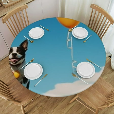 Orinice Dog Balloons Round Tablecloth 100% Polyester Stain-Resistant Washable Ideal for Indoor Outdoor Restaurants Weddings Parties Table Cloth 38 -42
Orinice Dog Balloons Round Tablecloth 100% Polyester Stain-Resistant Washable Ideal for Indoor Outdoor Restaurants Weddings Parties Table Cloth 38 -42