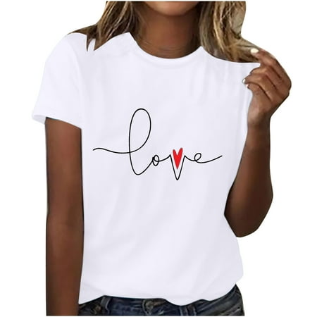 White Blouse for Women trendy tops for women 2023 Adult Fashion Short Sleeve Round Neck Printing Casual Blouse T-Shirt Tops Shirt Corset Tops for Women White S
White Blouse for Women trendy tops for women 2023 Adult Fashion Short Sleeve Round Neck Printing Casual Blouse T-Shirt Tops Shirt Corset Tops for Women White S