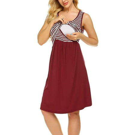 Enwejyy Women Pregnant Tank Dress Short Sleeve Sleeveless Loose Waist Breastfeeding Maternity Dress
Enwejyy Women Pregnant Tank Dress Short Sleeve Sleeveless Loose Waist Breastfeeding Maternity Dress