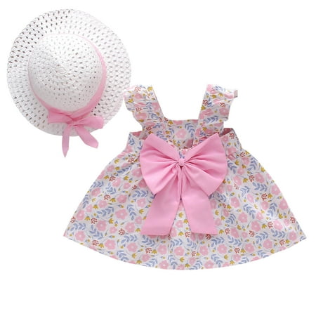 EHTMSAK Infant Baby Toddler Child Children Kids Summer Bow Sundress for Girl Dresses Sleeveless Floral Dress Pink 1Y-5Y 80/6
EHTMSAK Infant Baby Toddler Child Children Kids Summer Bow Sundress for Girl Dresses Sleeveless Floral Dress Pink 1Y-5Y 80/6
