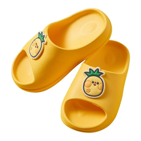

Penkiiy Summer Men s And Women s Baby Eva Soft Bottom Fruit Children Slippers Toddler Sandals Wonder 4.5-5.5 Years Yellow On Clearance
