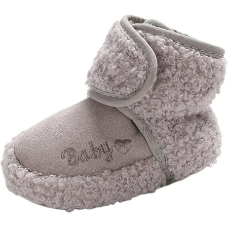 QWZNDZGR Baby Cozy Fleece Snow Booties Warm Lined Stay On Fur Lining Non-Slip Lace Up Prewalker Boots House Slipper Crib Shoes
QWZNDZGR Baby Cozy Fleece Snow Booties Warm Lined Stay On Fur Lining Non-Slip Lace Up Prewalker Boots House Slipper Crib Shoes