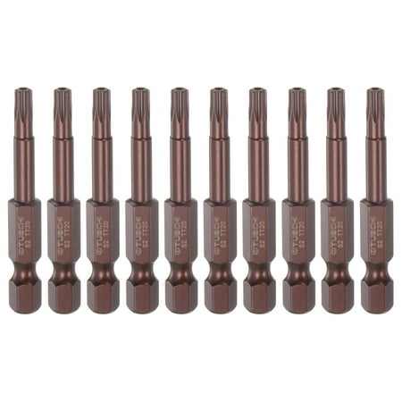 Uxcell T20 Magnetic Security Torx Screwdriver Bit 1/4 Hex Shank 2 Length Red 10 Pack
Uxcell T20 Magnetic Security Torx Screwdriver Bit 1/4 Hex Shank 2 Length Red 10 Pack