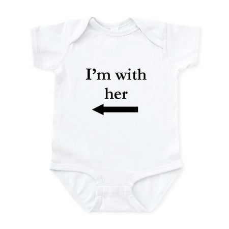 CafePress - I m With Her Reverse Infant Creeper - Baby Light Bodysuit Size Newborn - 24 Months
CafePress - I m With Her Reverse Infant Creeper - Baby Light Bodysuit Size Newborn - 24 Months
