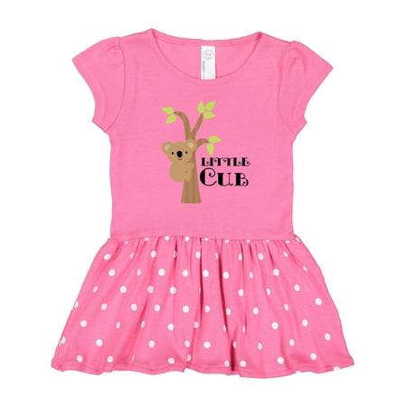 Inktastic Koala Bear Little Cub Gift Toddler Girl Dress