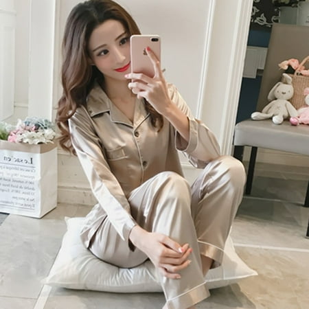 DanceeMangoo Women Comfortable Pyjamas 3XL 4XL 5XL Long Sleeve Casual Homewear Spring Solid Pajama Sets Silk Satin Sleepwear Set
DanceeMangoo Women Comfortable Pyjamas 3XL 4XL 5XL Long Sleeve Casual Homewear Spring Solid Pajama Sets Silk Satin Sleepwear Set
