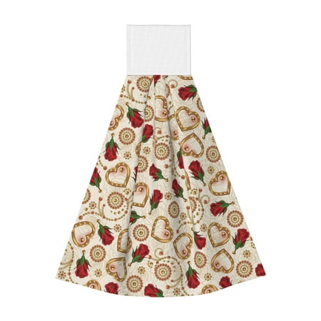 Horeoi Valentine S Day Rose Print Coral Fleece Microfiber Hanging Hand Towel Absorbent Hand Towel Quick Dry Thicken Cleaning Cloths Wipes Rags for Kitchen & Bathroom
Horeoi Valentine S Day Rose Print Coral Fleece Microfiber Hanging Hand Towel Absorbent Hand Towel Quick Dry Thicken Cleaning Cloths Wipes Rags for Kitchen & Bathroom