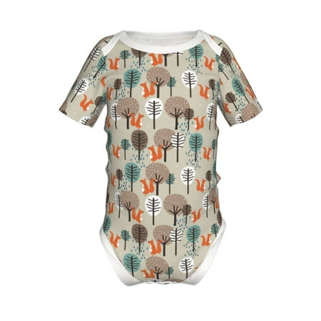 Coaee Squirrels and Trees for Soft Baby Short-Sleeve Bodysuit Baby Climbing Clothes Baby Girls Boys Bodysuit Romper-3 Months
Coaee Squirrels and Trees for Soft Baby Short-Sleeve Bodysuit Baby Climbing Clothes Baby Girls Boys Bodysuit Romper-3 Months