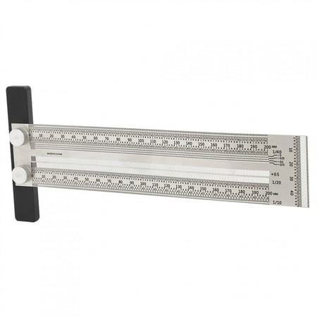 YLSHRF 200mm Carpentry Alloy Steel Scribing Angle Ruler Woodworking Drawing Marking Measuring Tool Angle Ruler Woodworking Measuring Ruler
YLSHRF 200mm Carpentry Alloy Steel Scribing Angle Ruler Woodworking Drawing Marking Measuring Tool Angle Ruler Woodworking Measuring Ruler