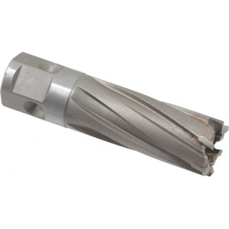 3/4 Carbide Tipped Annular Cutter 1-3/8 Cutting Depth 3/4 Diameter Shank 
3/4 Carbide Tipped Annular Cutter 1-3/8 Cutting Depth 3/4 Diameter Shank