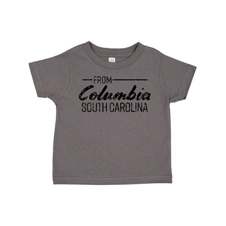 Inktastic From Columbia South Carolina in Black Distressed Text Gift Toddler Boy or Toddler Girl T-Shirt
Inktastic From Columbia South Carolina in Black Distressed Text Gift Toddler Boy or Toddler Girl T-Shirt
