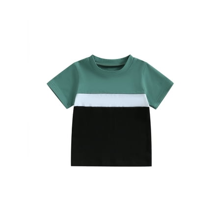 Kids Toddler Baby Boy Summer T Shirt Short Sleeve Round Neck Contrast Color Loose Tops Pullover
Kids Toddler Baby Boy Summer T Shirt Short Sleeve Round Neck Contrast Color Loose Tops Pullover