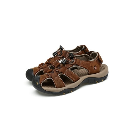 GENILU Man s Waterproof Casual Closed Toe Sandals Walking Flexible Comfortable Hollow Out Hiking Sandal
GENILU Man s Waterproof Casual Closed Toe Sandals Walking Flexible Comfortable Hollow Out Hiking Sandal