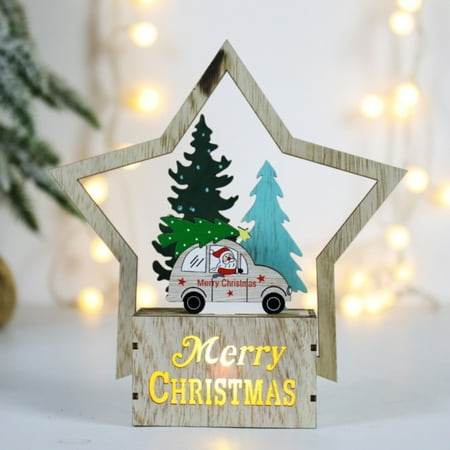 Rose Christmas Ornament Christmas Luminous Wooden Ornaments Decoration LED Light DIY Wood Chalet For Christmas Tree Window Kid Bedroom Decorations
Rose Christmas Ornament Christmas Luminous Wooden Ornaments Decoration LED Light DIY Wood Chalet For Christmas Tree Window Kid Bedroom Decorations