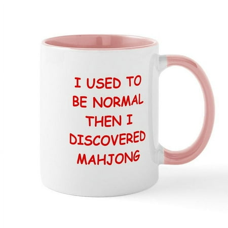 CafePress - Mahjong Mugs - 11 oz Ceramic Mug - Novelty Coffee Tea Cup