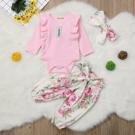 Toddler Kids Baby Girl Autumn Clothes Long Sleeve Ruffle Romper Jumpsuit Floral Pants Outfits
Toddler Kids Baby Girl Autumn Clothes Long Sleeve Ruffle Romper Jumpsuit Floral Pants Outfits