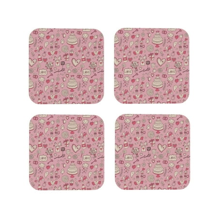 Leather Coasters with Heat-resistant for Drinks cute love Cup Coasters Cup Pad Mat for Tabletop Protection Coffee Table Office Desk and Housewarming Gift
Leather Coasters with Heat-resistant for Drinks cute love Cup Coasters Cup Pad Mat for Tabletop Protection Coffee Table Office Desk and Housewarming Gift