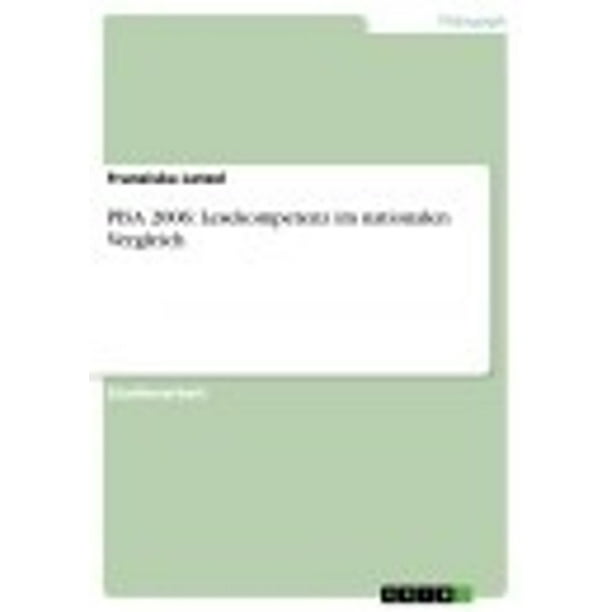 PISA 2006: Lesekompetenz im nationalen Vergleich - eBook