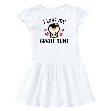 Inktastic I Love My Great Aunt with Cute Penguin and Hearts Gift Toddler Girl Dress
Inktastic I Love My Great Aunt with Cute Penguin and Hearts Gift Toddler Girl Dress