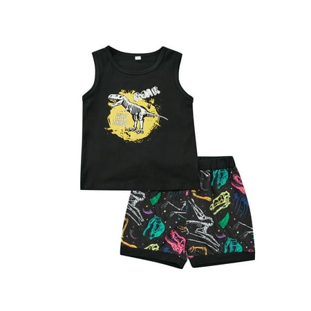ZIYIXIN 2PCS Toddler Kids Baby Boy Summer Casual Clothes Sleeveless Letter Print Tank Top Beach Shorts Playwear Outfits Black Dinosaur 3-4 Years
ZIYIXIN 2PCS Toddler Kids Baby Boy Summer Casual Clothes Sleeveless Letter Print Tank Top Beach Shorts Playwear Outfits Black Dinosaur 3-4 Years