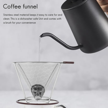 cone coffee filters Premium Stainless Steel Coffee Filter Reusable Pour Over Coffee Dripper Cone With Non-slip Cup Stand Paperless. Honeycomb Design
cone coffee filters Premium Stainless Steel Coffee Filter Reusable Pour Over Coffee Dripper Cone With Non-slip Cup Stand Paperless. Honeycomb Design