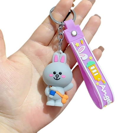Keychain Pendant Adorable Appearance Exquisite Pattern Lightweight Easy to Hang Vibrant Color Decorative Plastic Cement Cartoon Rabbit Style Backpack Keychain Pendant for Kids
Keychain Pendant Adorable Appearance Exquisite Pattern Lightweight Easy to Hang Vibrant Color Decorative Plastic Cement Cartoon Rabbit Style Backpack Keychain Pendant for Kids