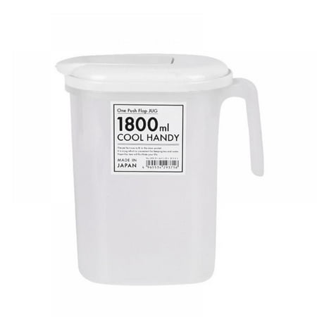 Heavy-Duty Shatterproof Plastic Pitcher with Lid 61 oZ