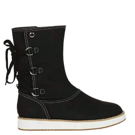 Women s Boots Back Lace Up Snow Ankle Boots with Rubber Sole Anti Slip Winter Outdoor Supply 35 Black
Women s Boots Back Lace Up Snow Ankle Boots with Rubber Sole Anti Slip Winter Outdoor Supply 35 Black