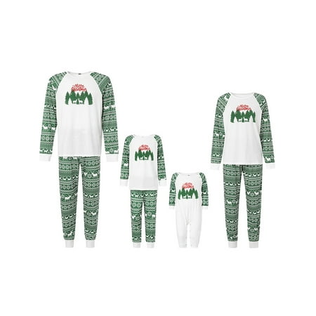 Afunbaby Family Matching Clothes Christmas Sleepwear Xmas Tree Print Tops Trousers Baby Romper Pajamas Set
Afunbaby Family Matching Clothes Christmas Sleepwear Xmas Tree Print Tops Trousers Baby Romper Pajamas Set