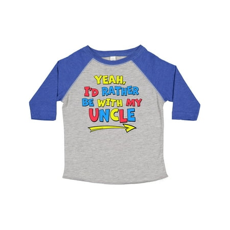 Inktastic Yeah I d Rather Be with My Uncle in Red Yellow and Blue Gift Toddler Boy or Toddler Girl T-Shirt
Inktastic Yeah I d Rather Be with My Uncle in Red Yellow and Blue Gift Toddler Boy or Toddler Girl T-Shirt
