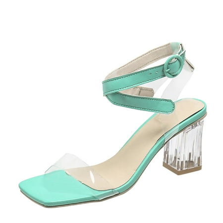 CBGELRT Womens Sandals Green Cute Diamond Sandals for Women Ladies Fashion Transparent Leather Patch Square Head Buckle Thick High Heeled Sandals Wedge Flip Flops for Women
CBGELRT Womens Sandals Green Cute Diamond Sandals for Women Ladies Fashion Transparent Leather Patch Square Head Buckle Thick High Heeled Sandals Wedge Flip Flops for Women