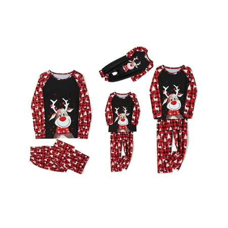 Ma&Baby Christmas Family Matching Pajamas Set Deer Plaid Sleepwear For The Family Women And Men
Ma&Baby Christmas Family Matching Pajamas Set Deer Plaid Sleepwear For The Family Women And Men