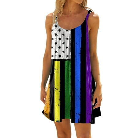 Wiueurtly Summer Dresses For Women Beach Patriotic Dress Casual Boho Tank Dress Bustier Dresses for Women
Wiueurtly Summer Dresses For Women Beach Patriotic Dress Casual Boho Tank Dress Bustier Dresses for Women